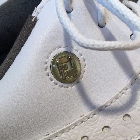 FootJoy LoPro Women's Golf Cleats White Size 10W 93925 - Picture 5 of 6